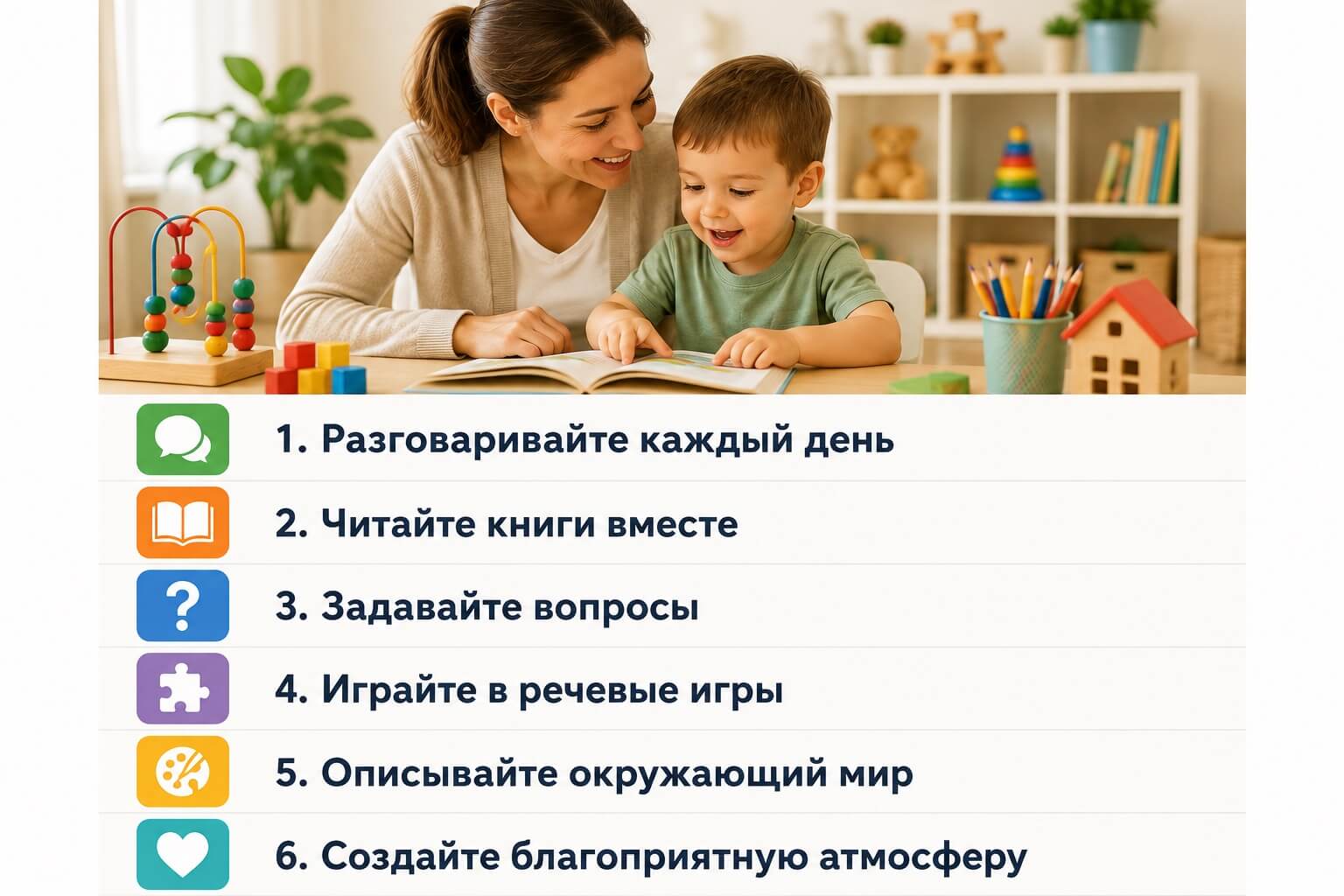 Как родители могут помочь развитию речи ребенка